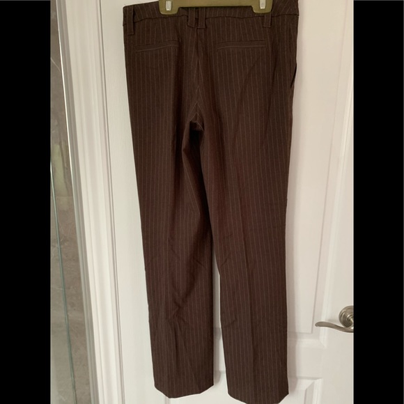 Esprit Brown pin stripped pants size 6 - Picture 2 of 4